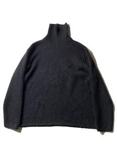 90s OLD GAP Big Silhouette Turtleneck Knit CHARCOAL