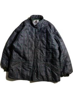 90's LAVENIR Check Quilting Jacket MADE IN ENGLAND