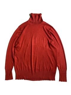 Rayon Turtleneck Knit BRAD-ORANGE