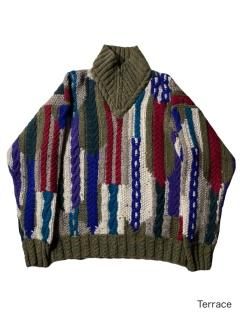 90's BOSTON TRADERS Half-zip Knit 