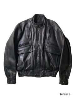 90's PLICANA Design Leather Jacket 