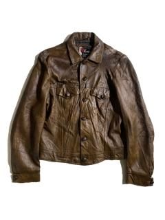 70's Cooper Leather Tracker Type Jacket BROWN