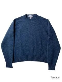 90's Melange Nep Shetland Wool Knit MADE IN ENGLAND