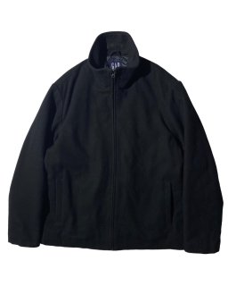 90's OLD GAP Hi-neck Melton Jacket BLACK