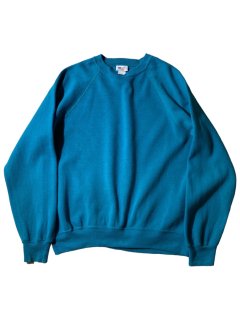 80’s STURDY BY Lee Blank Sweat TURQUOISE MADE IN U.S.A.