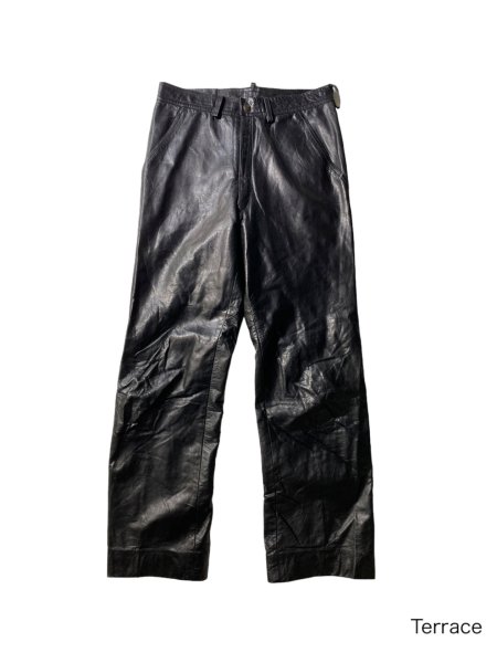 80's Leather Pants（実寸W29L29） - Lemontea Online Shop
