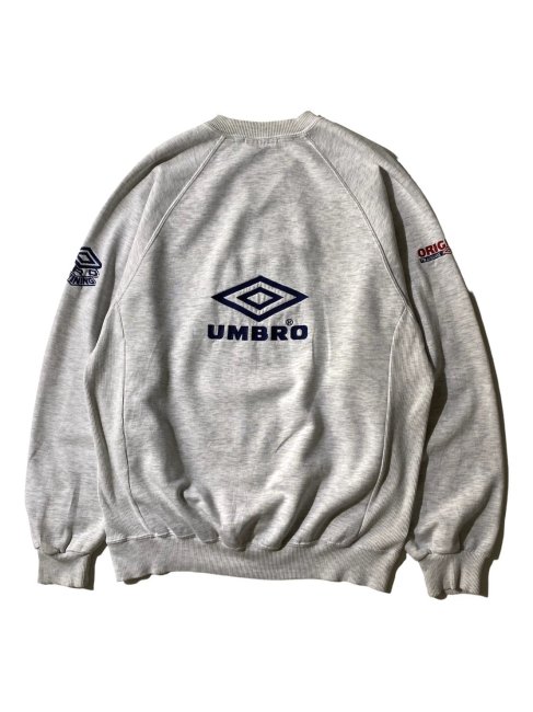 90's UMBRO PRO TRAINING Sweat GRAY - Lemontea Online Shop