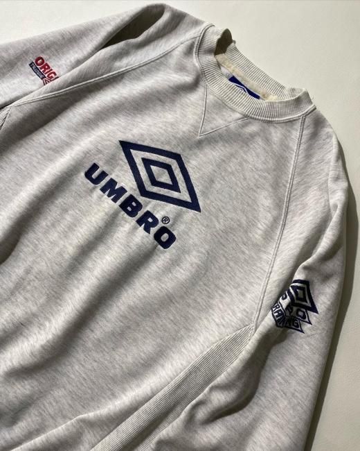 90's UMBRO PRO TRAINING Sweat GRAY - Lemontea Online Shop