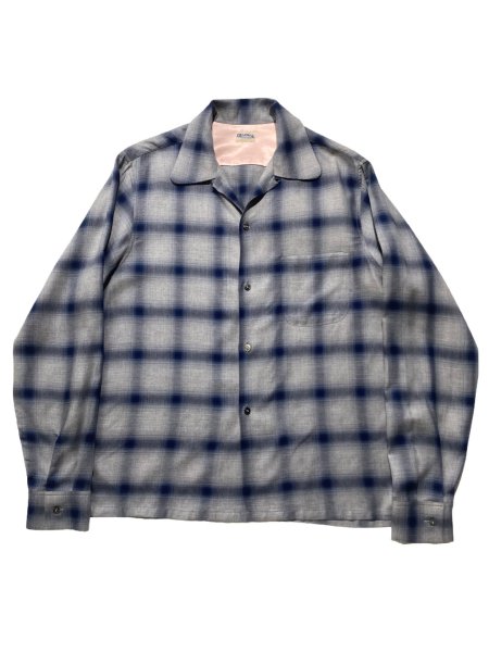 メンズGENERAL Ombre Check 100% Rayon Shirt - シャツ