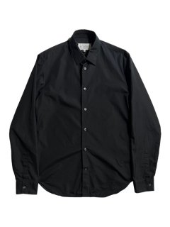 Maison Margiela ⑭ Cotton Broad Shirt BLACK 