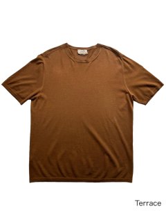 HERMES Cotton Knit Tee MADE IN ITALY