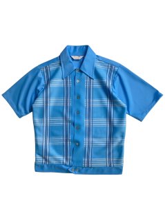 70's HABAND Poly Summer Knit Shirt 