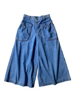 90's Cropped Baggy Denim Pants 