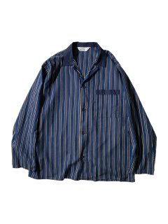 90's MARKS&SPENCER Stripe Pajamas Shirt MADE IN U.K.