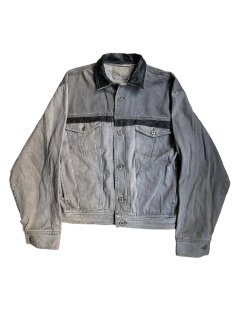 90’s Denim/Leather Trucker Type Jacket