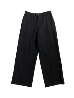 A.A.R Yohji Yamamoto Wool 2tuck Trousers BLACK
 (実寸W30 L28)
