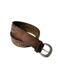 OLD GAP Stats Leather Belt MADE IN U.S.A.  (W31～W36）