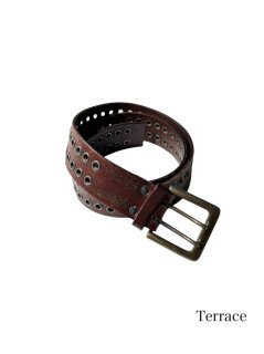  Leather Belt BROWN MADE IN ITALY