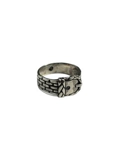 GENERAL 925silver Belted Design Ring US8/18.5号