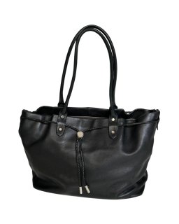 agnes b. voyage Leather Tote Bag