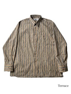 90's Euro GIORGIO FELLINI Stripe Box Shirt