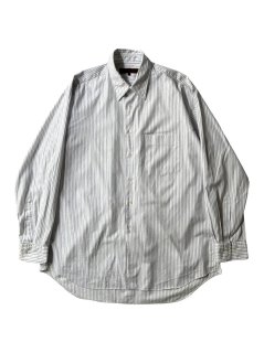 80's COMME des GARCONS HOMME DEUX Cotton Broad Stripe Shirt