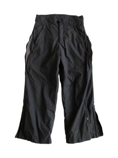 OLD STUSSY Nylon Wide Pants BLACK ( W26〜36 L29)