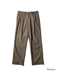 NAUTICA Wool 2tuck Check Trousers ( W34 L31)