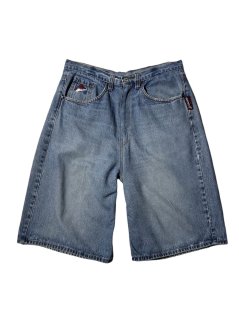 90's AVIREX Denim Wide Shorts W33
