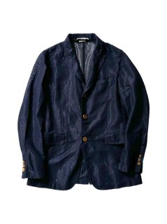 COMME des GARCONS HOMME PLUS
Polyester Mesh Summer Tailored Jacket NAVY