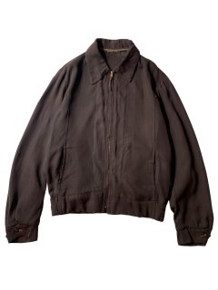 60's Vintage Gabardine Jacket BROWN