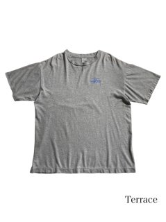 00's Stussy Glitter Print T-shirt MADE IN U.S.A.