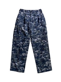 U.S.NAVY Blue Camouflage Cargo Pants ( W29〜33 L29)