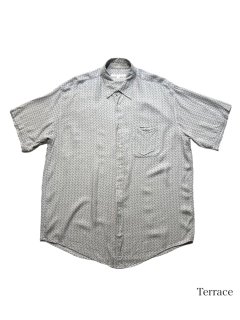 90's PERRY ELLIS S/S Rayon Shirt 