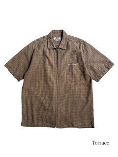 90's PIKO Zip-up S/S Shirt 