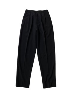 Y's for men Summer Wool 2tuck Trousers BLACK (実寸 W29 L35)