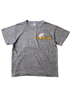 90's RUSSELL ATHLETIC  DEKALB T-shirt MADE IN U.S.A.