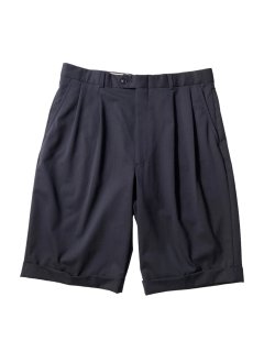 Custom Summer Wool Pin-Stripe Short Trousers (実寸W34)