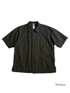 MHL Garment Dyed Cotton-poplin S/S Shirt