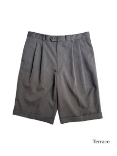 Custom 2tuck Poly/Rayon Short Trousers (実寸W33)