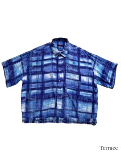 MILENA Rayon S/S Check Shirt