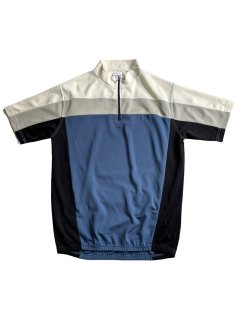 90's Polyester Half-zip Cycling Shirt