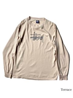 90's Stussy L/S T-shirt MADE IN U.S.A.