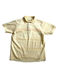 80's Border Summer Knit Polo Shirt MADE IN U.S.A.
