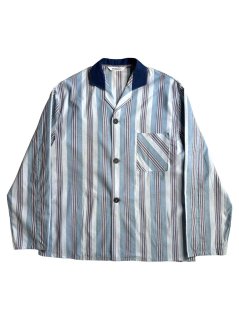 80's Euro Stripe Pajamas Shirt