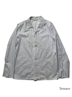  Euro Stripe Cotton Shirt