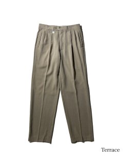  Euro Wool 2tuck Trousers (実寸W32L33)