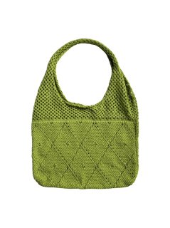 Hand Knit Bag APPLE GREEN