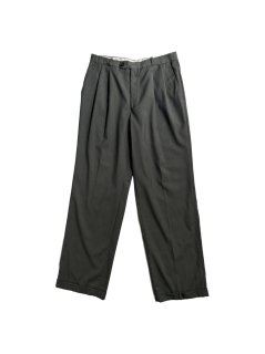 80's Summer Wool 2tuck Trousers (実寸W32 L32)