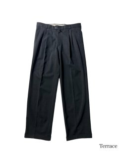  Euro Wool 2tuck Trousers (実寸W34L32)